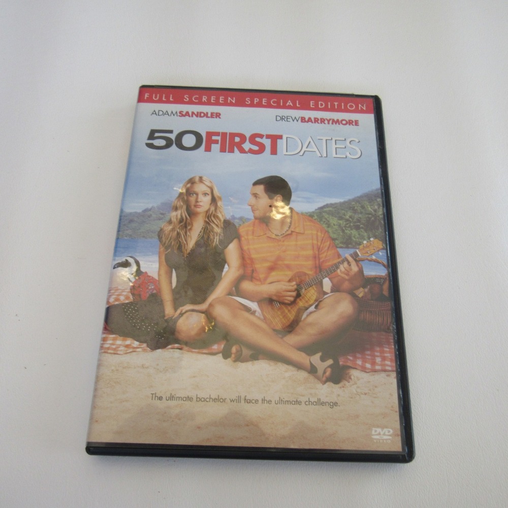 50 First Dates DVD Full Screen Special Edition Adam Sandler Drew Barrymore 2004